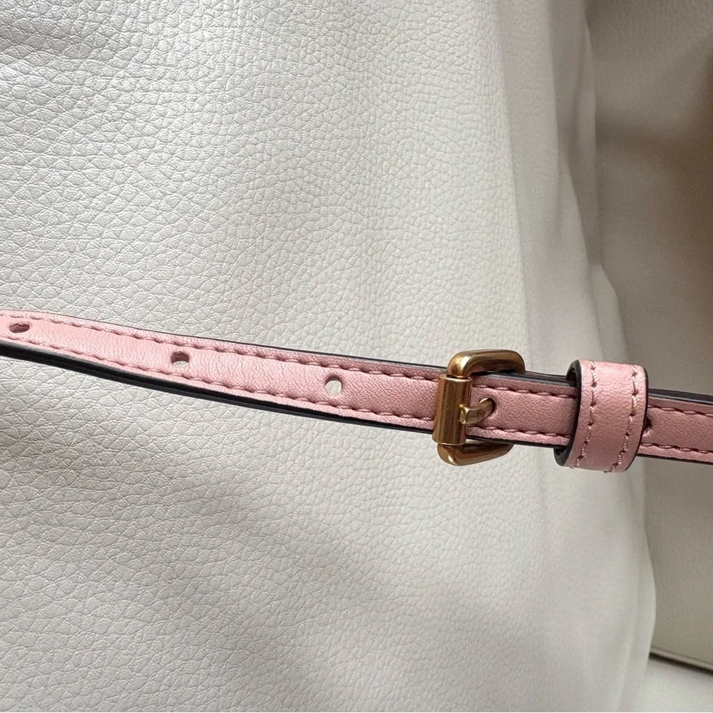 Rare Tory Burch Pink Floral Mini Ella aka Micro Ella Tote - Picture 14 of 14